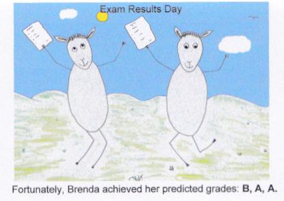 exam results day card image